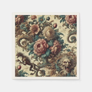 Wild Hearts & Gaunt Dogs – Gothic Victorian Napkin