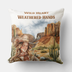 Wild Hearts Throw Pillow