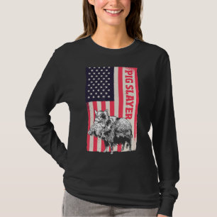 Wild Hog Animal Hunter Hog Assassin Boar Hunting P T-Shirt