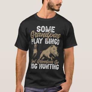 Wild Hog Hunting Dad Grandpa Boar Hunting T-Shirt