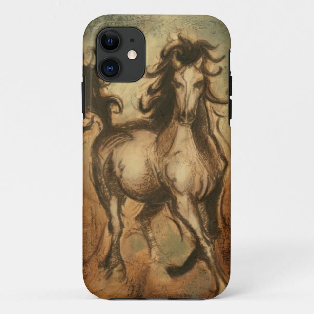 Wild Horse and Warm Colours Case-Mate iPhone Case (Back)