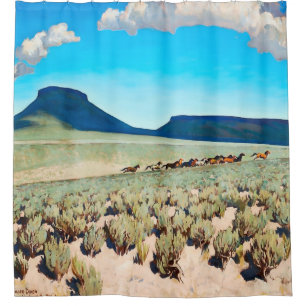 “Wild Horse Country” by Maynard Dixon
