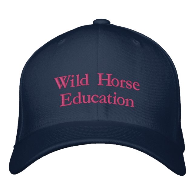 Wild Horse Education Embroidered Hat (Front)