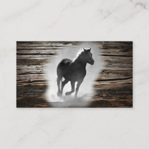 Wild Horse Galloping Business Card