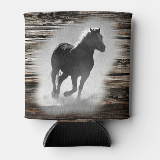 Wild Horse Galloping Can Cooler (Front)