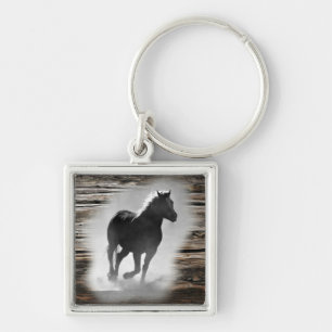 Wild Horse Galloping Keychain