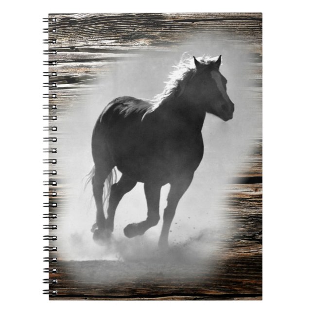 Wild Horse Galloping Notebook (Front)