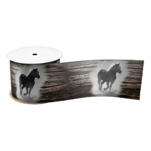 Wild Horse Galloping Satin Ribbon