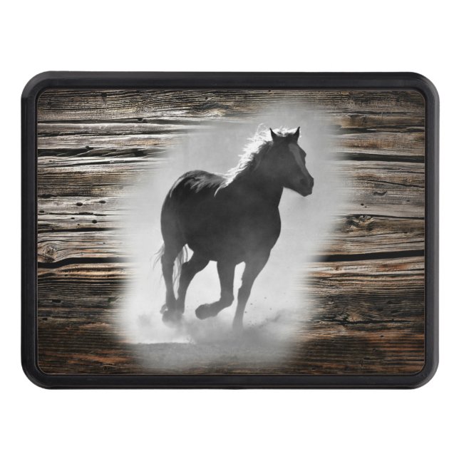 Wild Horse Galloping Trailer Hitch Cover (Front)