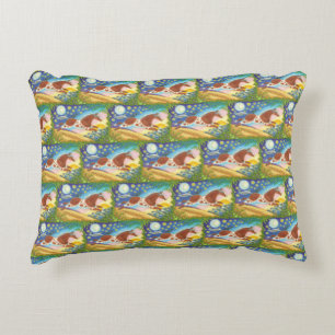 WILD HORSE HILL,  FOLK ART MUSTANG Western Pillow