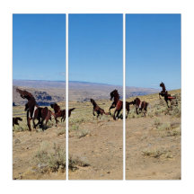 Wild Horse Monument Triptych