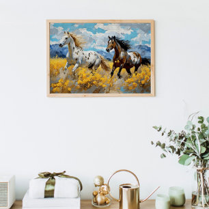 Wild Horse Mustang Rustic Decoupage Tissue Paper