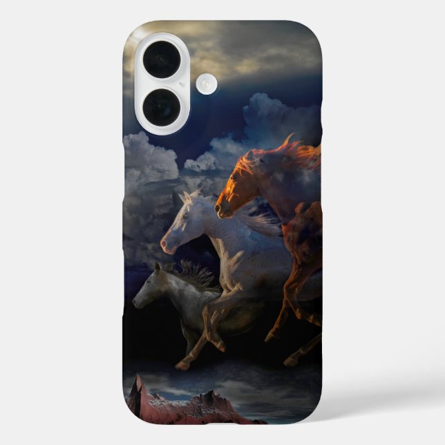Wild Horse Spirits "RUN TILL TOMORROW" Case-Mate iPhone Case (Back)