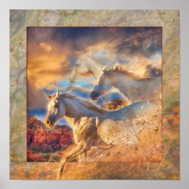 Wild Horse Spirits “TRINITY” Poster (Front)