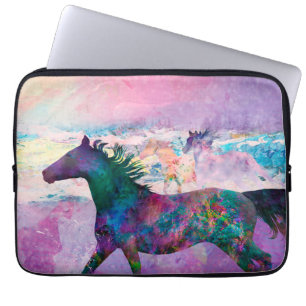 Wild Horse Spirits WE ARE THE LAND Laptop Sleeve