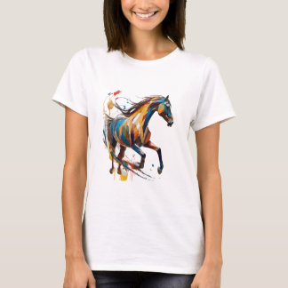 Wild Horse T Shirt Colorful Spirit Horse T Shirt
