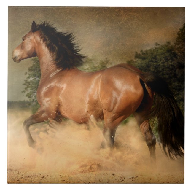 wild horse tile (Front)