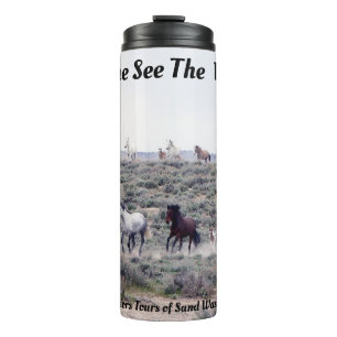 Wild Horse Warriors Tours of Sand Wash Basin Thermal Tumbler
