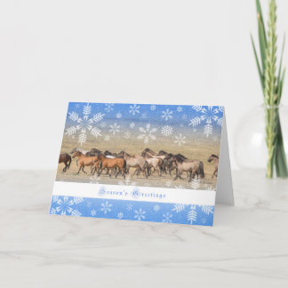 Wild Horses - 5x7 Holiday Card