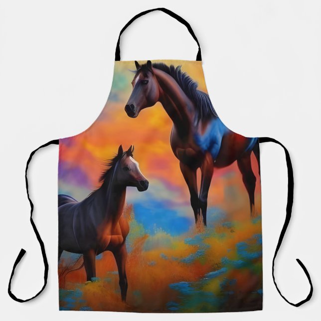 Wild Horses  Apron (Front)