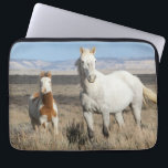 Wild Horses at Home in the Sandwash Basin Laptop Sleeve<br><div class="desc">Wild Horses,  mare and foal at home in the Sandwash Basin</div>
