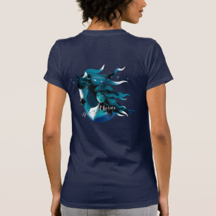 Wild Horses Blue Women's Teeshirt T-Shirt