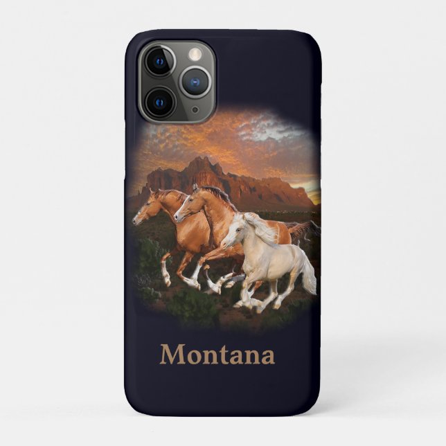 Wild Horses Case-Mate iPhone Case (Back)