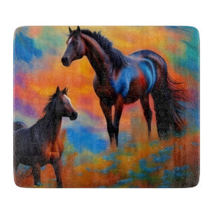 Wild Horses  Cutting Board