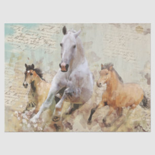 Wild Horses - Decoupage Design Tissue Paper