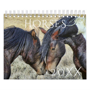 WILD HORSES, DIY YEAR CALENDAR