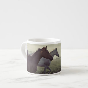 Wild horses espresso cup