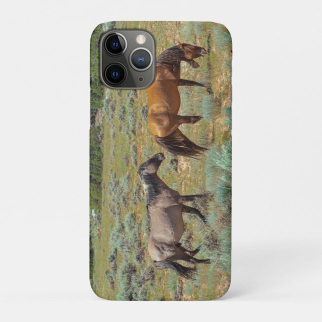 Wild horses grazing Case-Mate iPhone case (Back)
