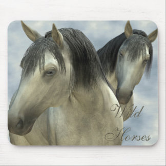 Wild Horses - horse, animal, wildlife Mouse Pad