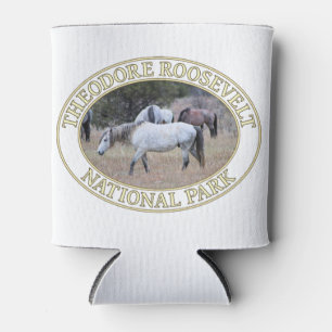 Wild Horses in Theodore Roosevelt National Park Can Cooler