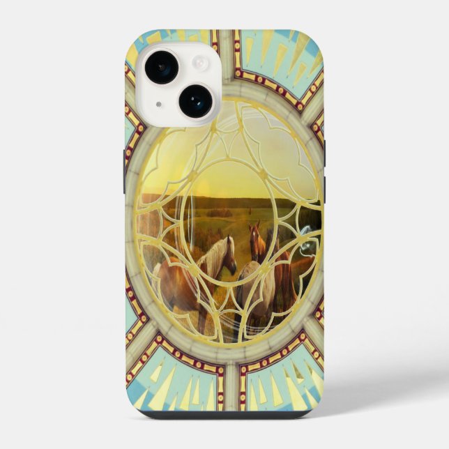 Wild Horses iPhone Case (Back)