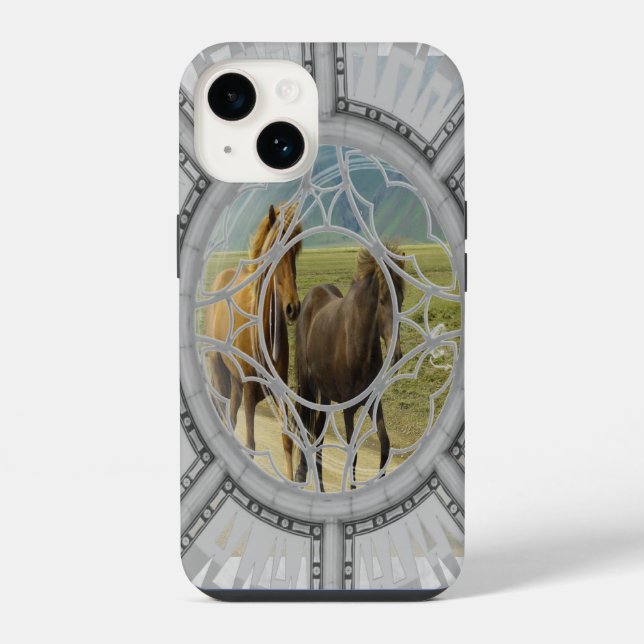 Wild Horses iPhone Case (Back)