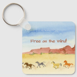 Wild Horses Keychain