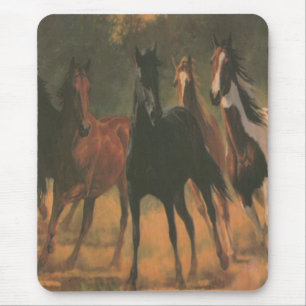 Wild Horses Mouse Pad