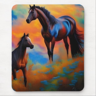 Wild Horses Mouse Pad