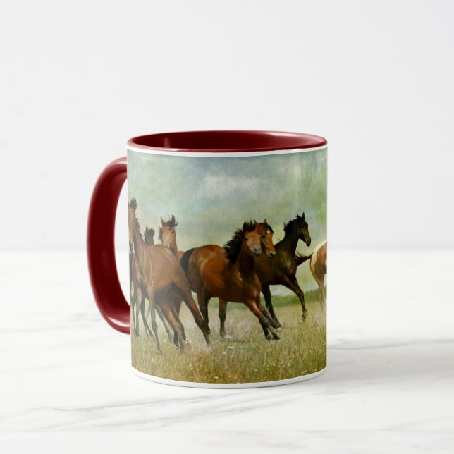 Wild Horses Mug (Front Left)