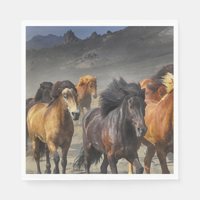 Wild Horses Napkin (Front)