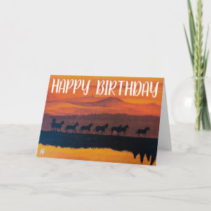 Wild Horses of Montana Painting by Alfred Fox Card