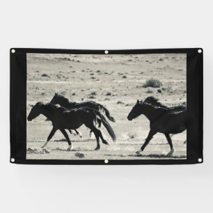WILD HORSES OF UTAH Banner W/ GROMMETS