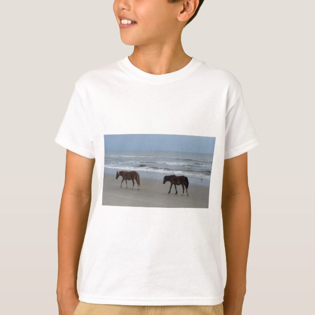 Wild Horses Outer Banks T-Shirt (Front)
