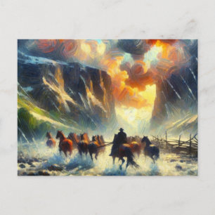 Wild Horses Postcard