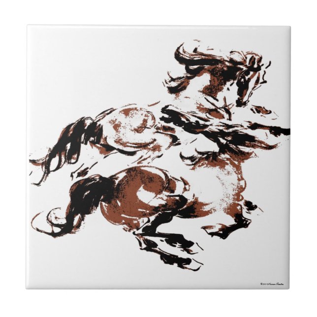 Wild Horses Tile (Front)