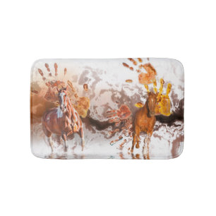 Wild Horses WILD HANDS Bath Mat