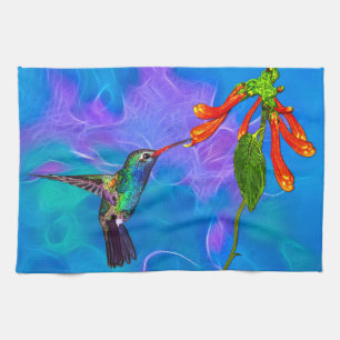 Wild Hummingbird Bird-lover's Art Series Kitchen Towel