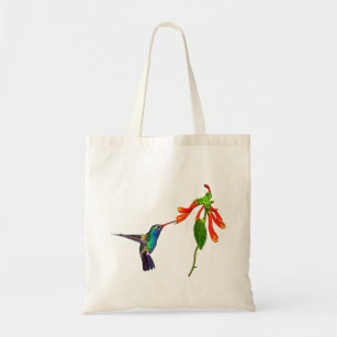 Wild Hummingbird Bird-lover's Art Series Tote Bag