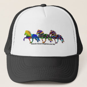 Wild Icelandic Horses Trucker Hat